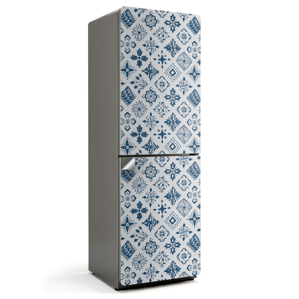 Nálepky na chladničku Vzor s květinovými motivy