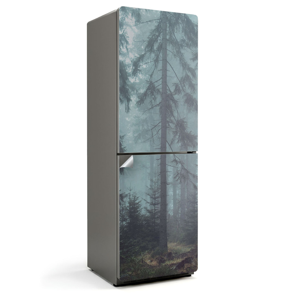 Nálepky na chladničku Mlžné lesní scenérie