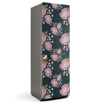 Fototapeta na chladničku Jednoduchý květinový vzor