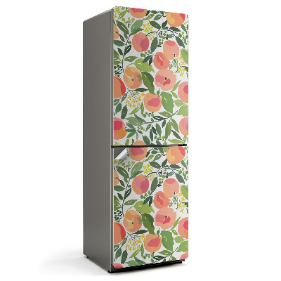 Nálepky na chladničku Vzor ovoce s listy