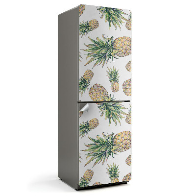 Nálepky na chladničku ananasový vzor ilustrace