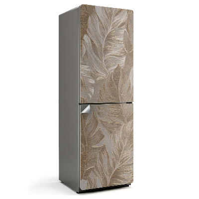 Fototapeta na chladničku Listy s jemným vzorem