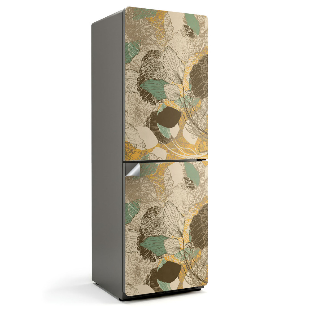 Nálepky na chladničku Přírodní rostlinné vzory