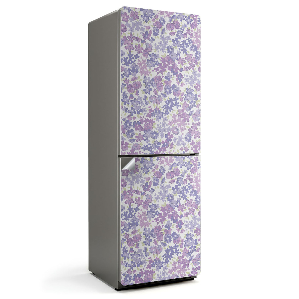 Fototapeta na chladničku Květinový vzor v pastelech