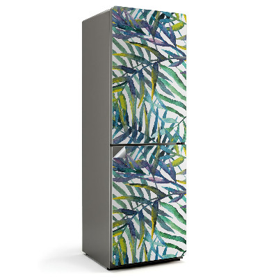 Fototapeta na chladničku Listy v intenzivních vzorech