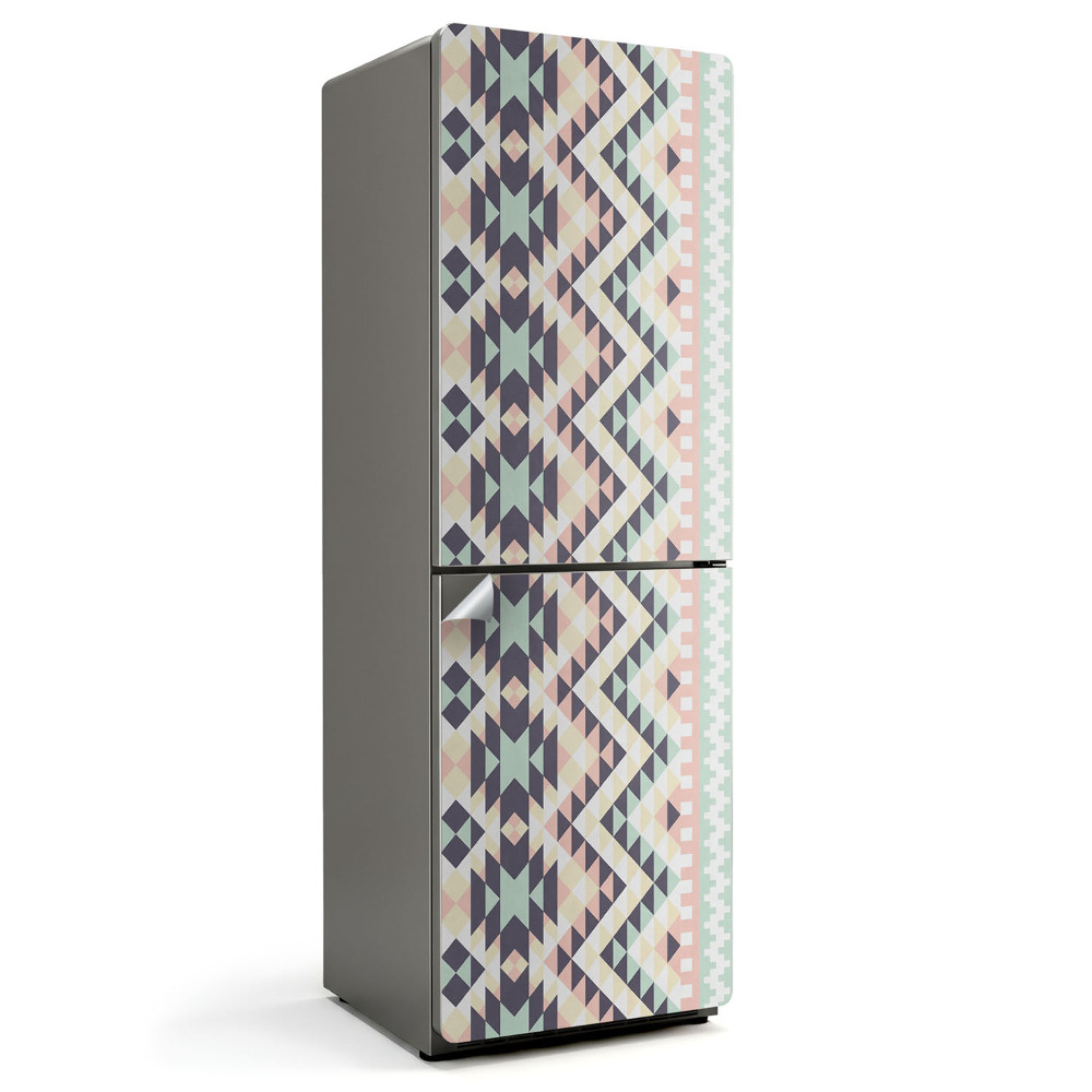 Nálepky na chladničku Geometrický vzor s trojúhelníky
