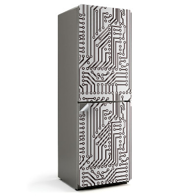 Nálepky na chladničku Vzor elektronického obvodu