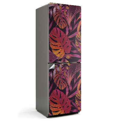 Nálepky na chladničku Tropický List Vzor