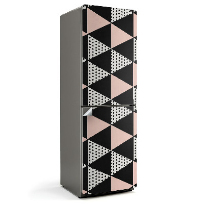 Nálepky na chladničku Geometrický trojúhelníkový vzor