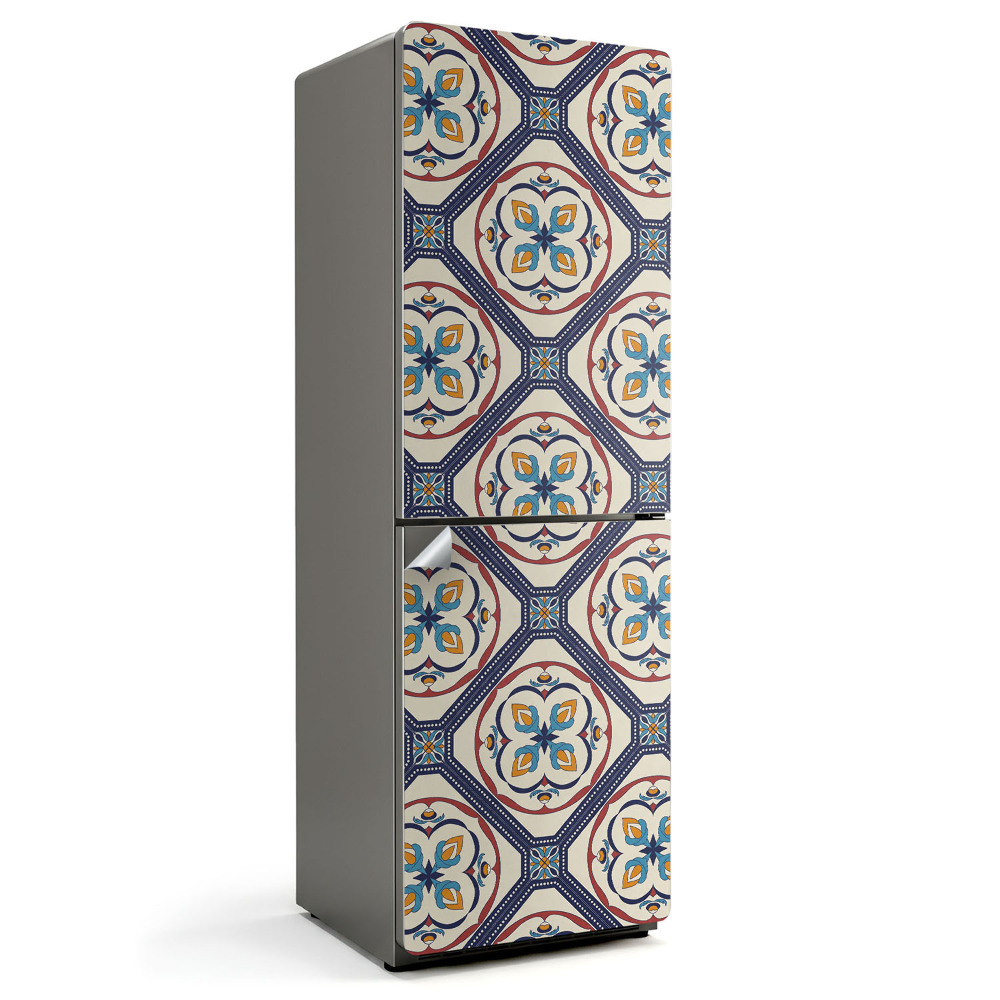 Fototapeta na chladničku Vzor s geometrickými motivy