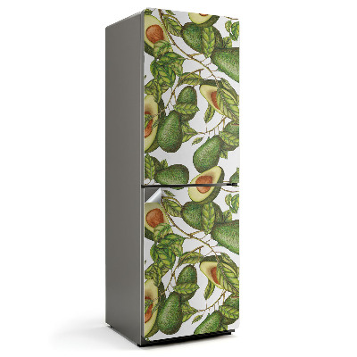 Nálepky na chladničku Vzor avokáda a listů
