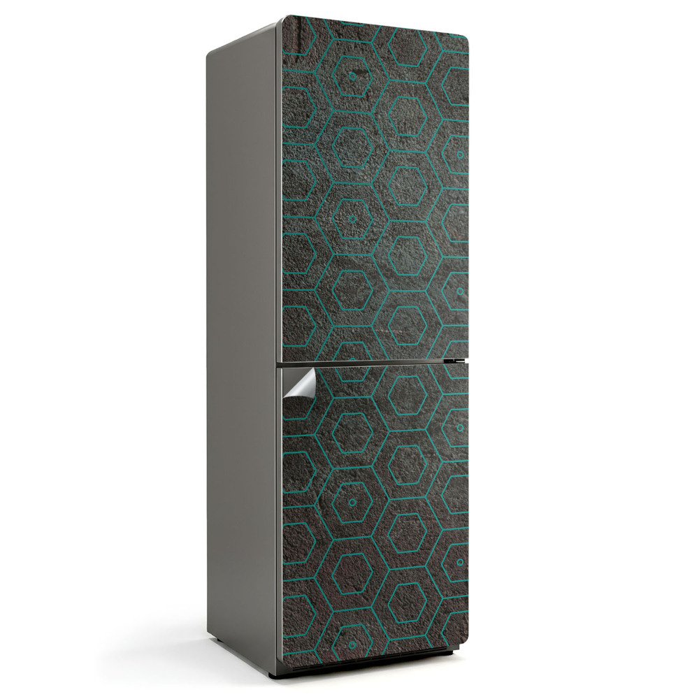 Fototapeta na chladničku Jemný šestiúhelníkový vzor