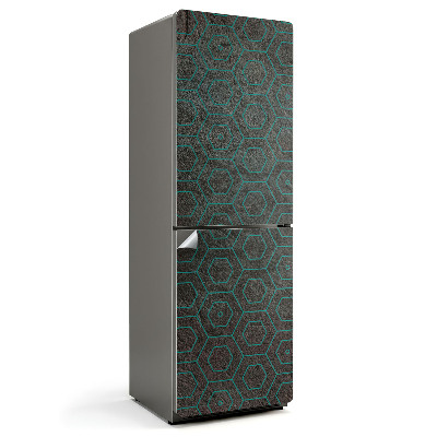 Fototapeta na chladničku Jemný šestiúhelníkový vzor