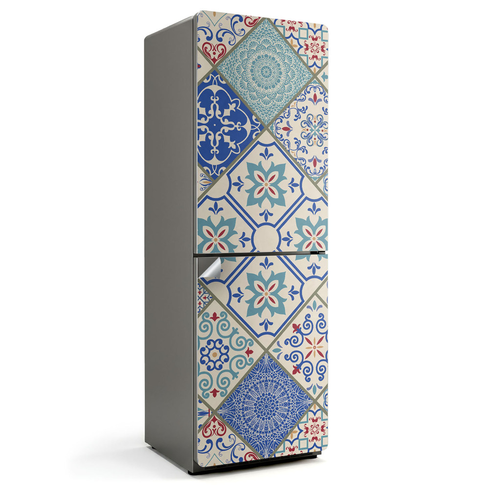 Fototapeta na chladničku Geometrické vzory dlaždic