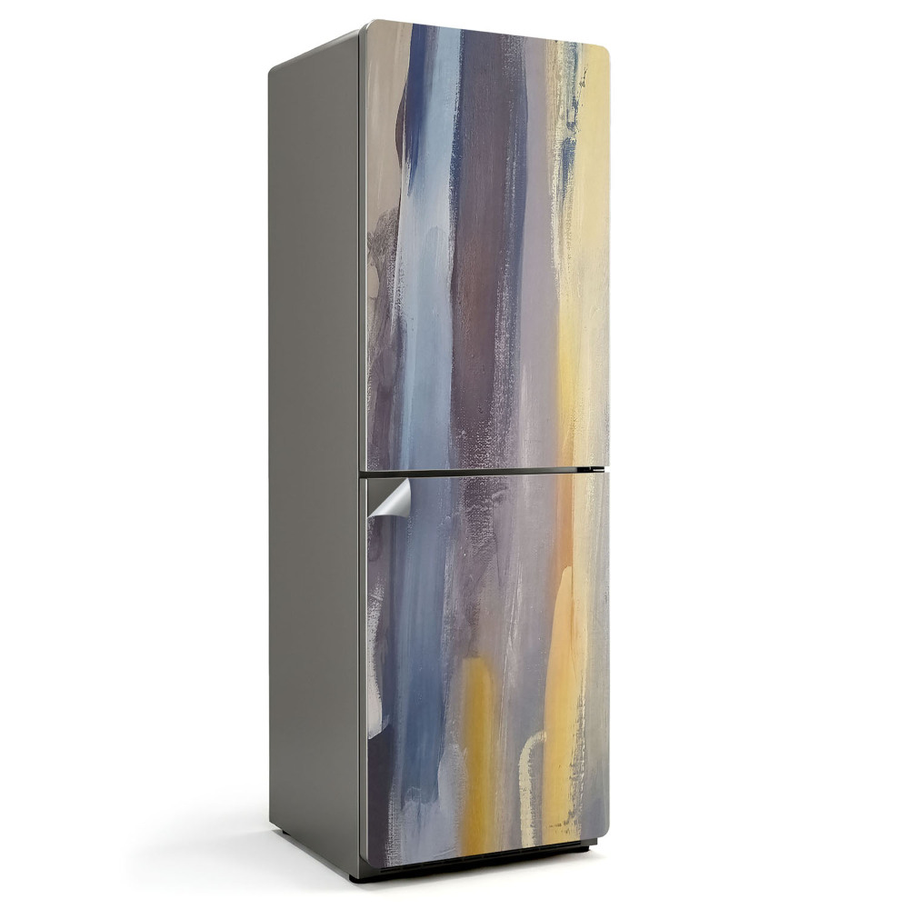 Nálepky na chladničku Abstraktní pruhy barvy