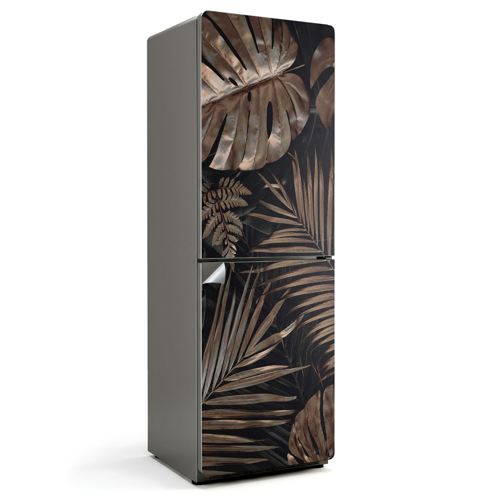 Nálepky na chladničku Listy v elegantním vzoru