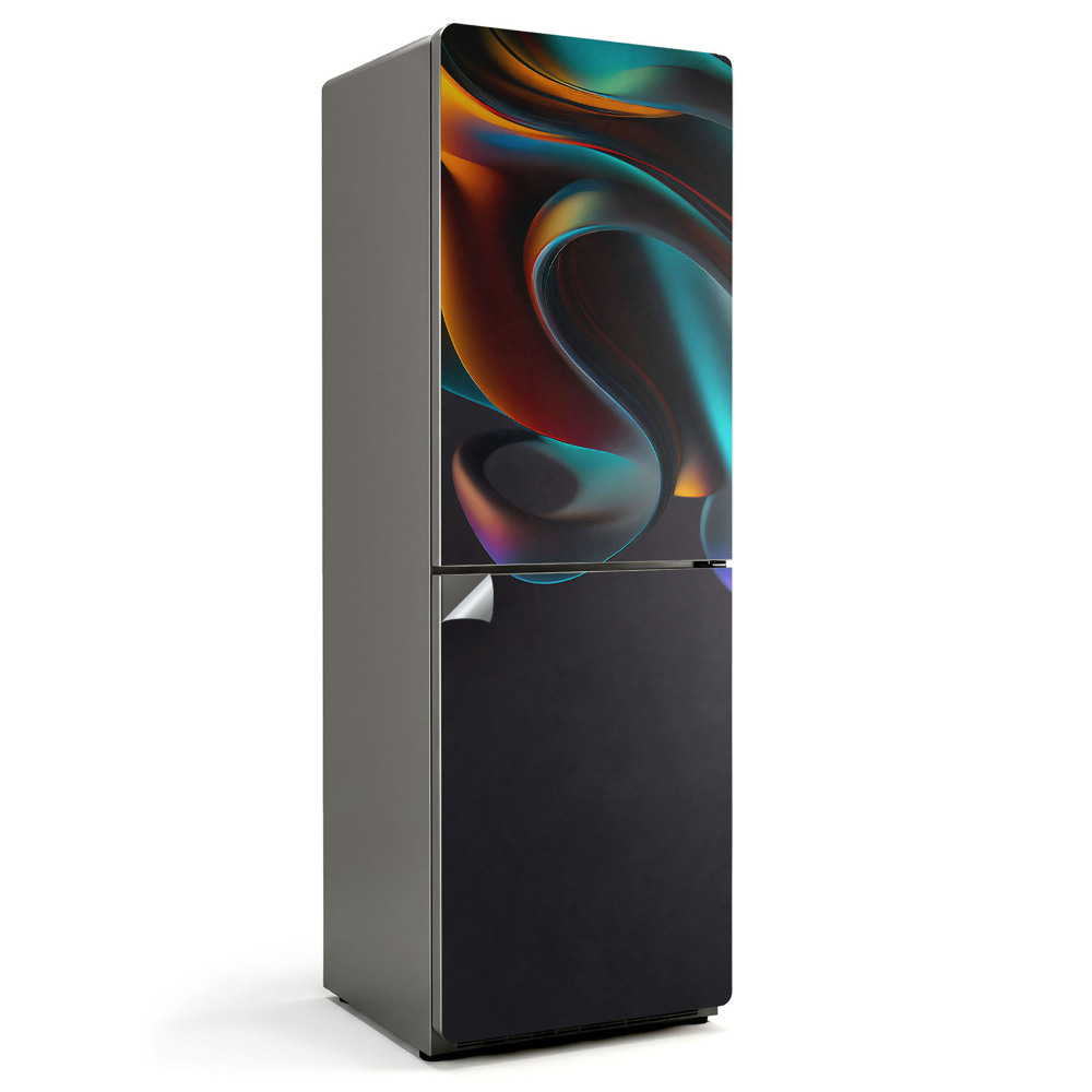 Nálepky na chladničku Abstraktní vlny a tvary