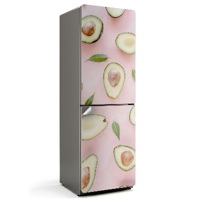 Fototapeta na chladničku Vzor avokáda a listů