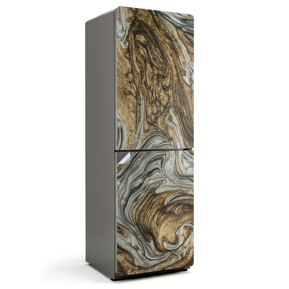 Nálepky na chladničku Abstraktní tekuté vlny