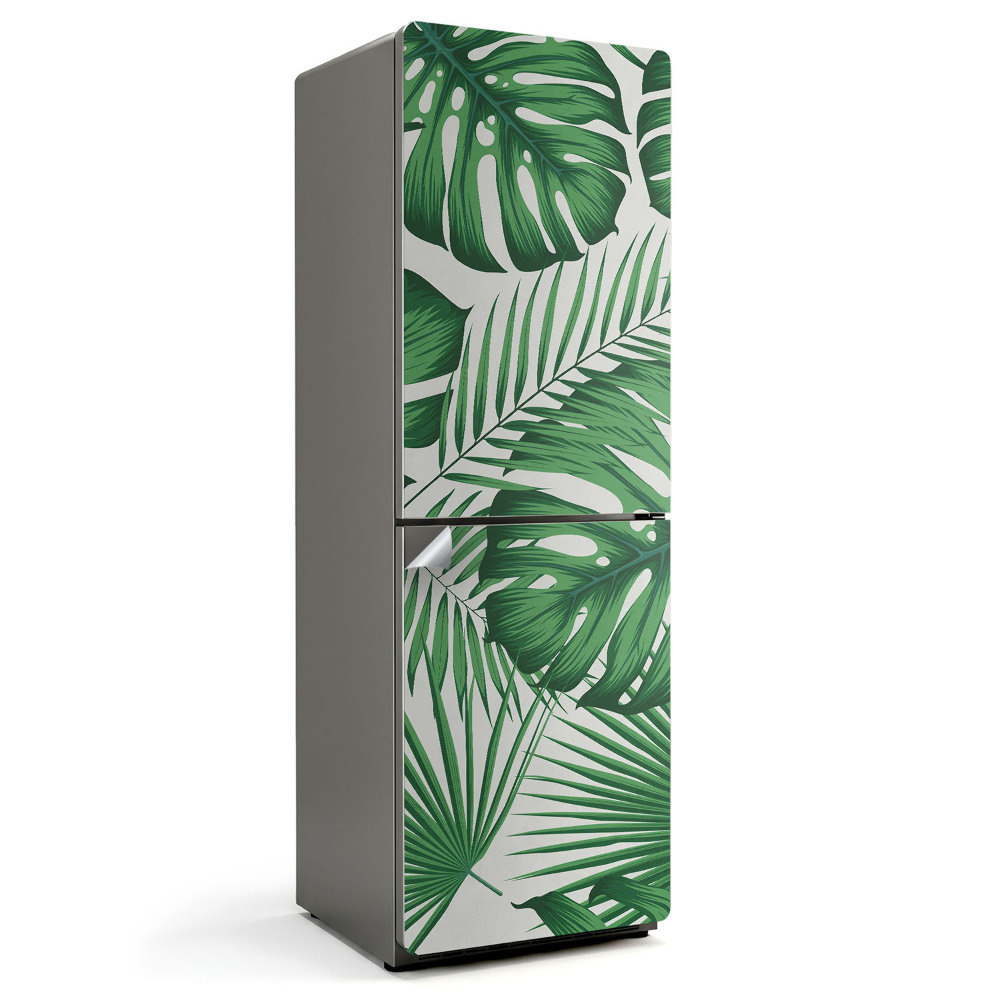 Fototapeta na chladničku Složení tropického listu