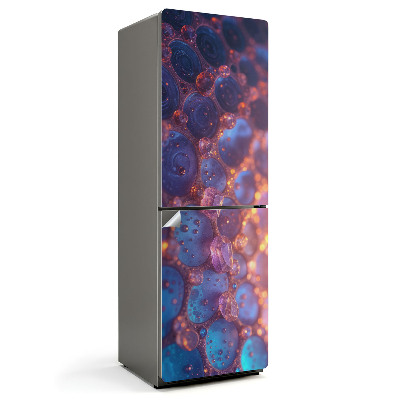 Nálepky na chladničku Abstraktní bubliny a tvary