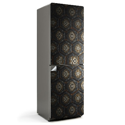 Nálepky na chladničku Šestihranný vzor s detaily