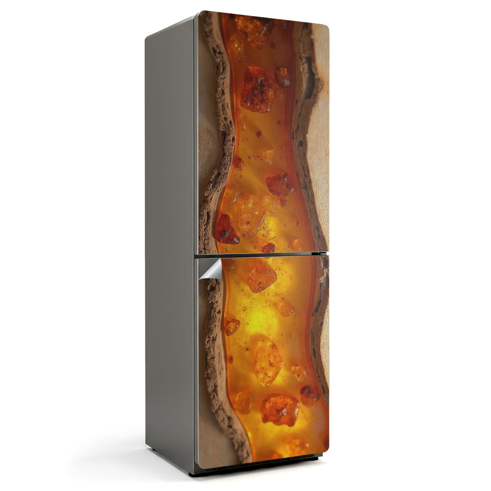 Fototapeta na chladničku Vzor přírodní pryskyřice