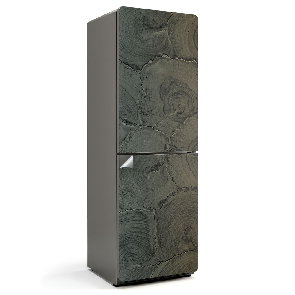 Nálepky na chladničku Dřevo vzor s uzly