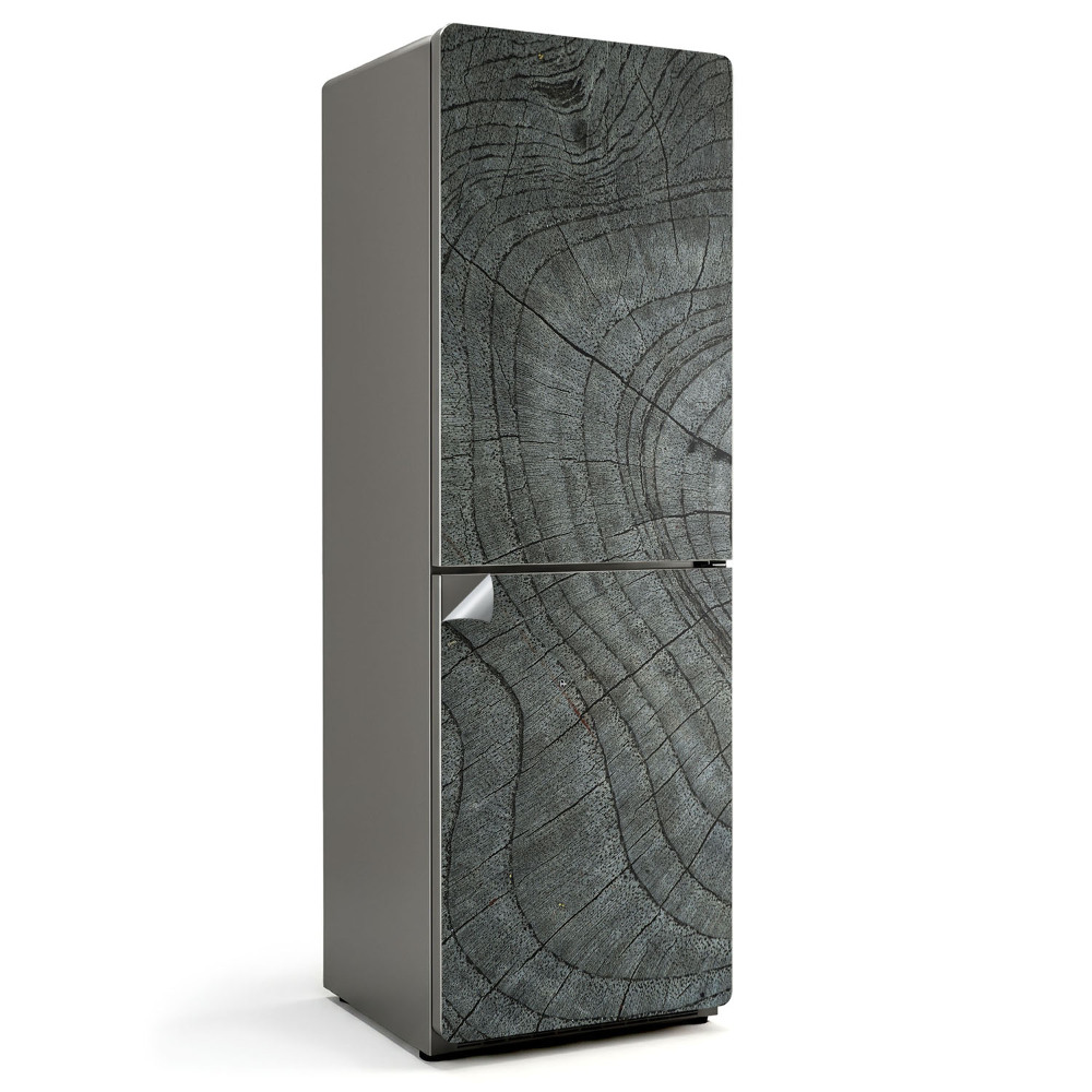 Fototapeta na chladničku Detailní záběr dřeva