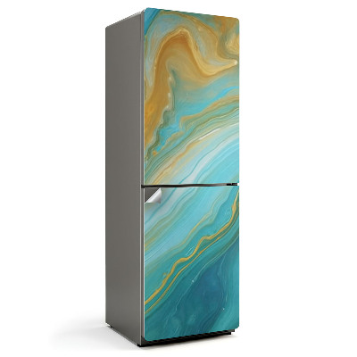 Nálepky na chladničku Abstraktní barevné vlny