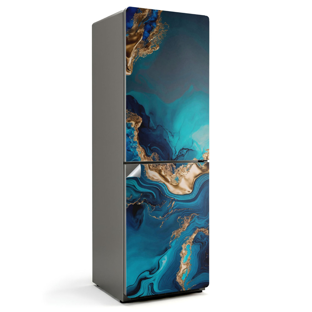 Fototapeta na chladničku Abstraktní vlny a skvrny