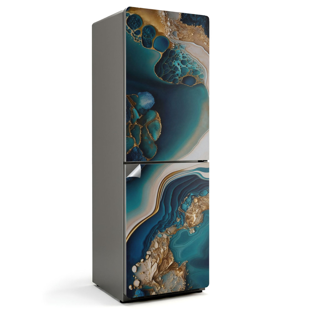 Nálepky na chladničku Abstraktní vlny a struktury