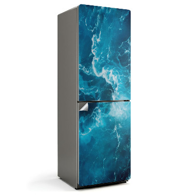 Nálepky na chladničku Dynamický vzor mořských vln