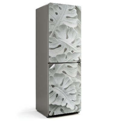 Fototapeta na chladničku Vzor listů v reliéfu