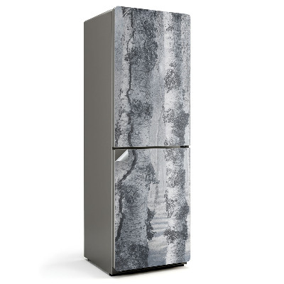 Nálepky na chladničku Mlžný březový les