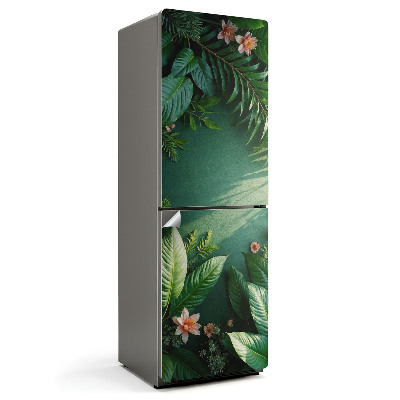 Fototapeta na chladničku Květinový listový přírodní vzor