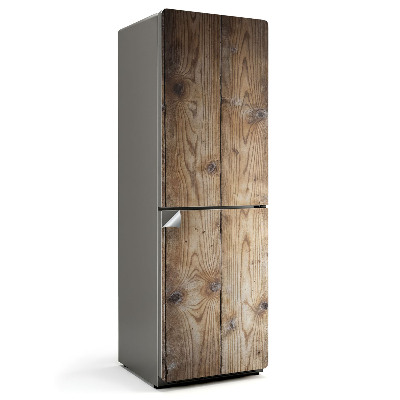 Fototapeta na chladničku Svislé dřevěné desky