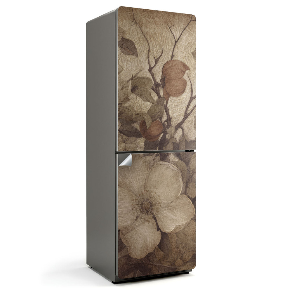 Nálepky na chladničku Vybledlé květinové aranžmá