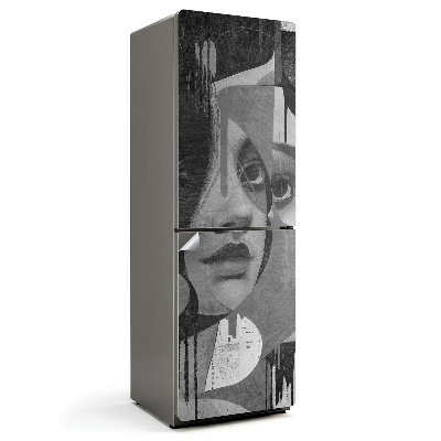 Fototapeta na chladničku Abstraktní ženský portrét