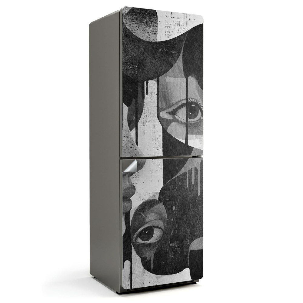 Nálepky na chladničku Abstraktní portréty žen