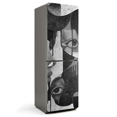 Nálepky na chladničku Abstraktní portréty žen