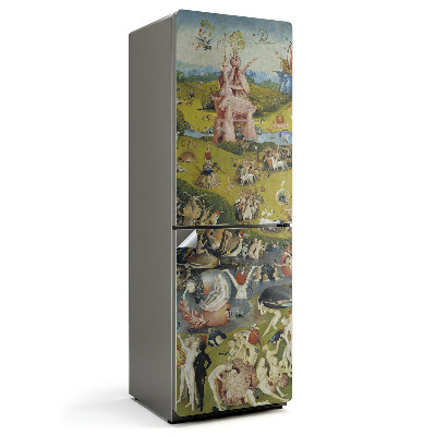 Nálepky na chladničku Boschova zahrada pozemských rozkoší