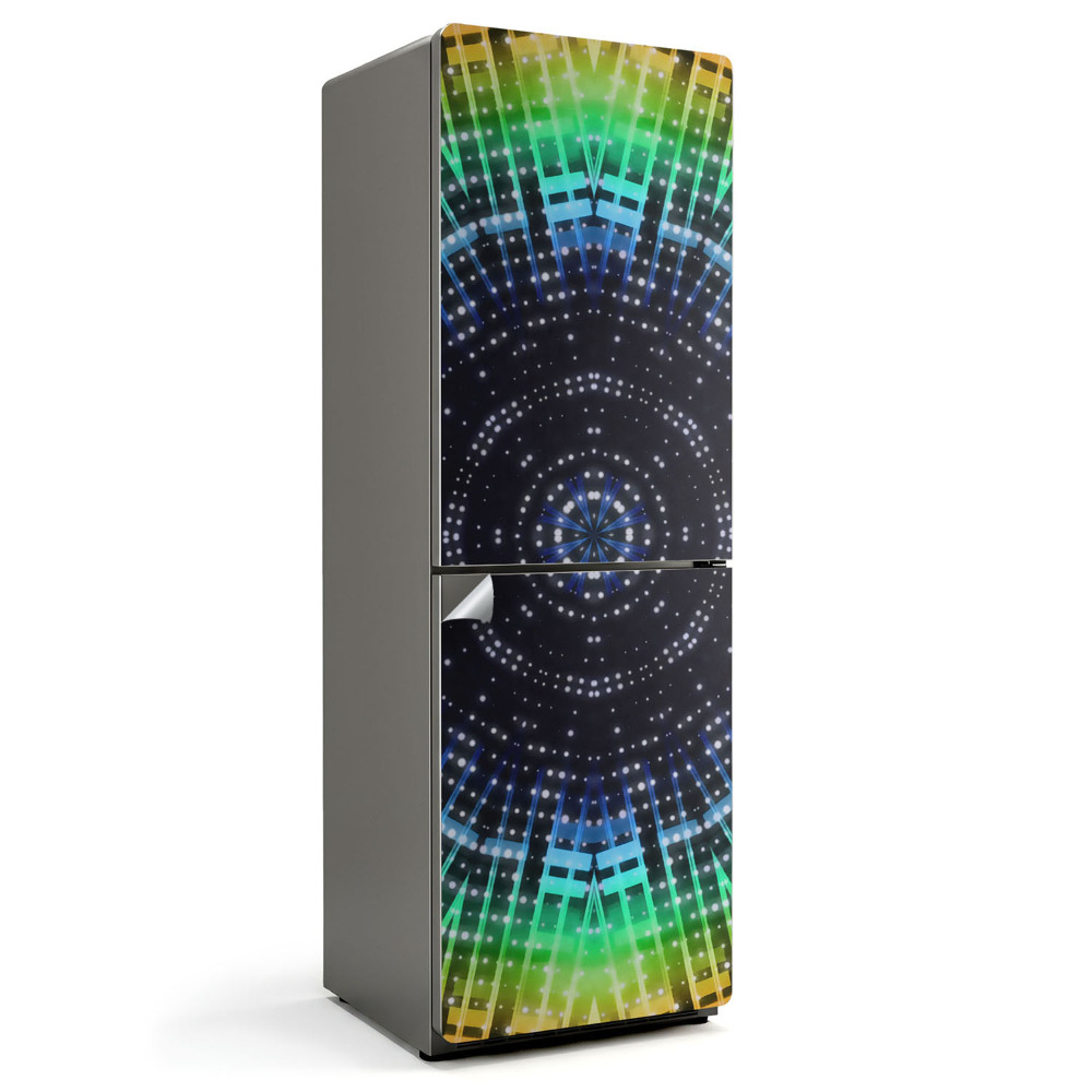 Nálepky na chladničku Geometrický vzor mandaly