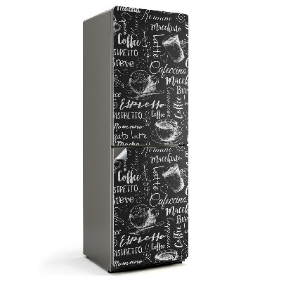 Fototapeta na chladničku Návrhy šálků kávy