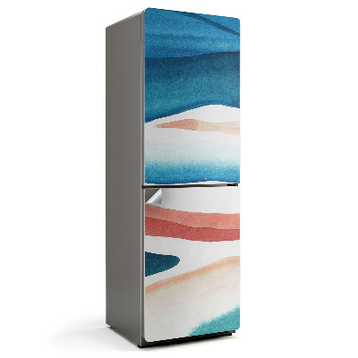 Nálepky na chladničku akvarel abstraktní skvrny