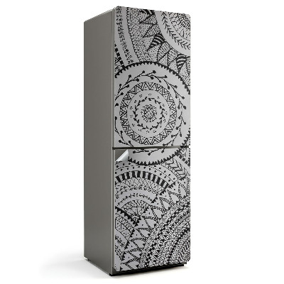 Fototapeta na chladničku Vzory mandaly v kruzích