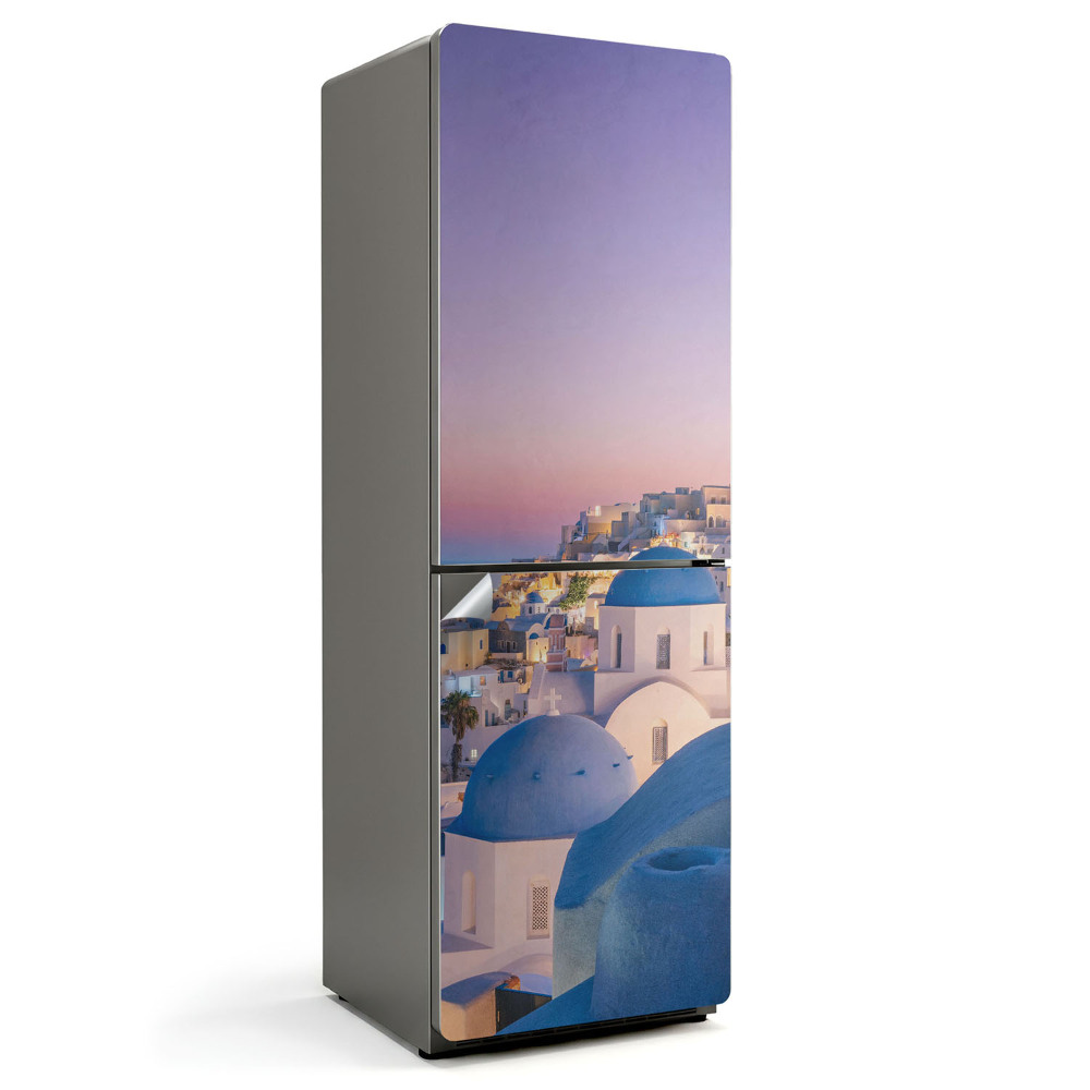 Fototapeta na chladničku Krajina Santorini