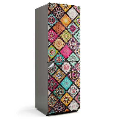 Nálepky na chladničku Vzory v barevných kosočtvercích