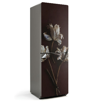 Nálepky na chladničku Sušené květiny v detailu