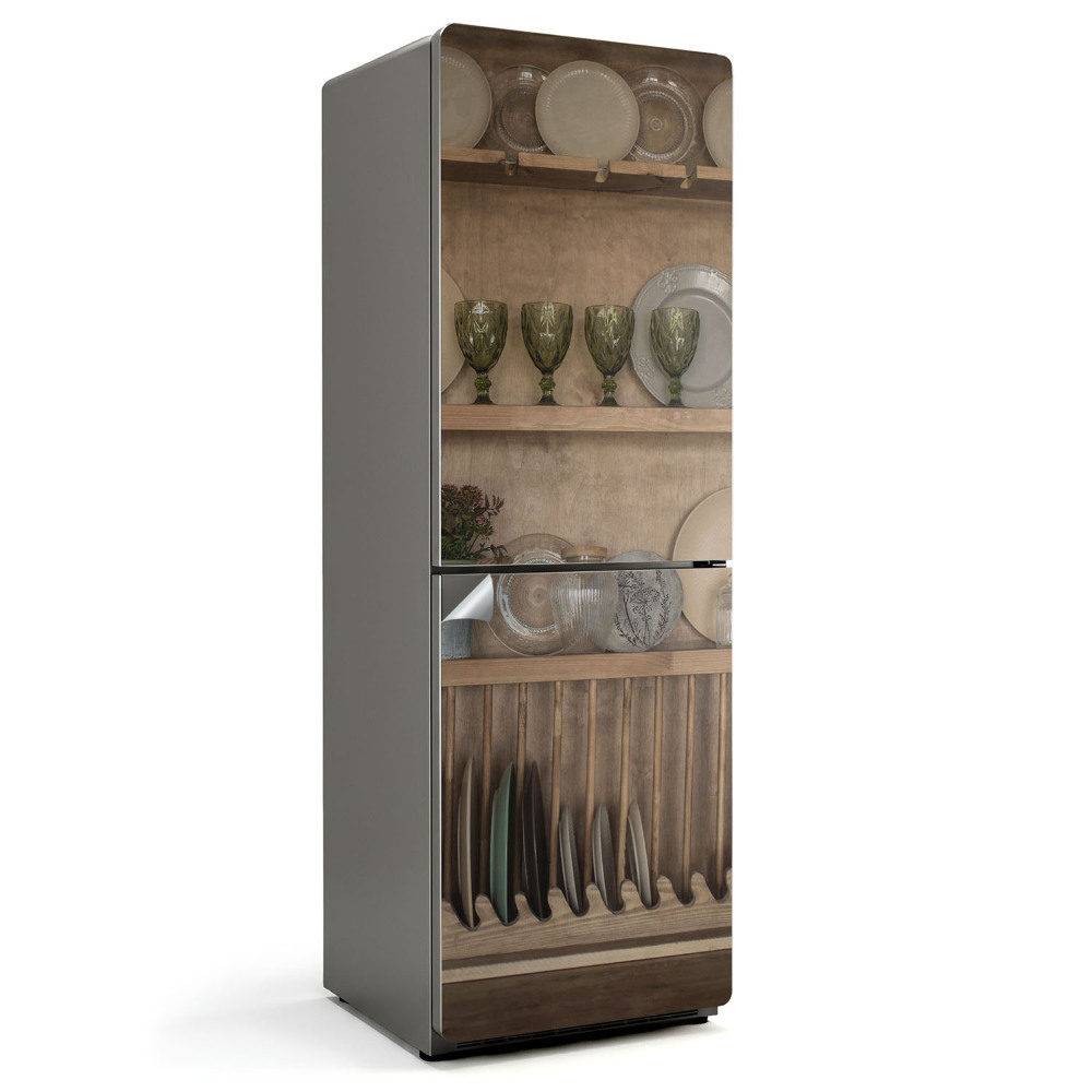 Nálepky na chladničku Stylové uspořádání nádobí